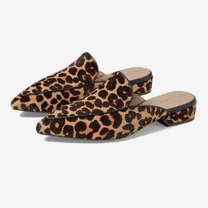 COLE HAAN Women's Piper Mules Ocelot Haircalf Shoes Size 6.5